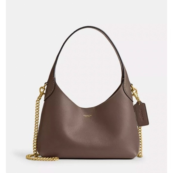 Coach Handbags - Coach Brooklyn 23 Chain Shoulder Bag Maple Authentic Preppy Minimalist Old Money